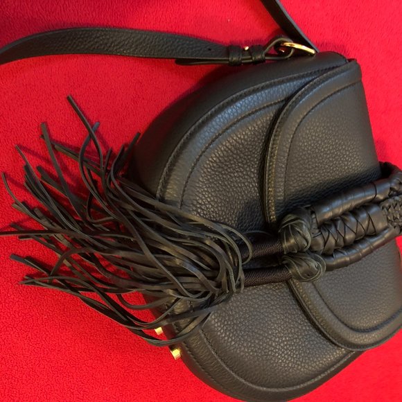 New Altuzarra Ghianda Hand-Made Black Leather Shoulder Bag w/ Braided Knot Small - Picture 6 of 6